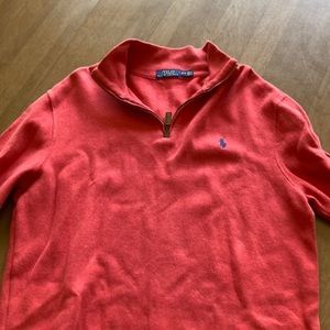Polo Ralph Lauren Quarter Zip Sweater - Red